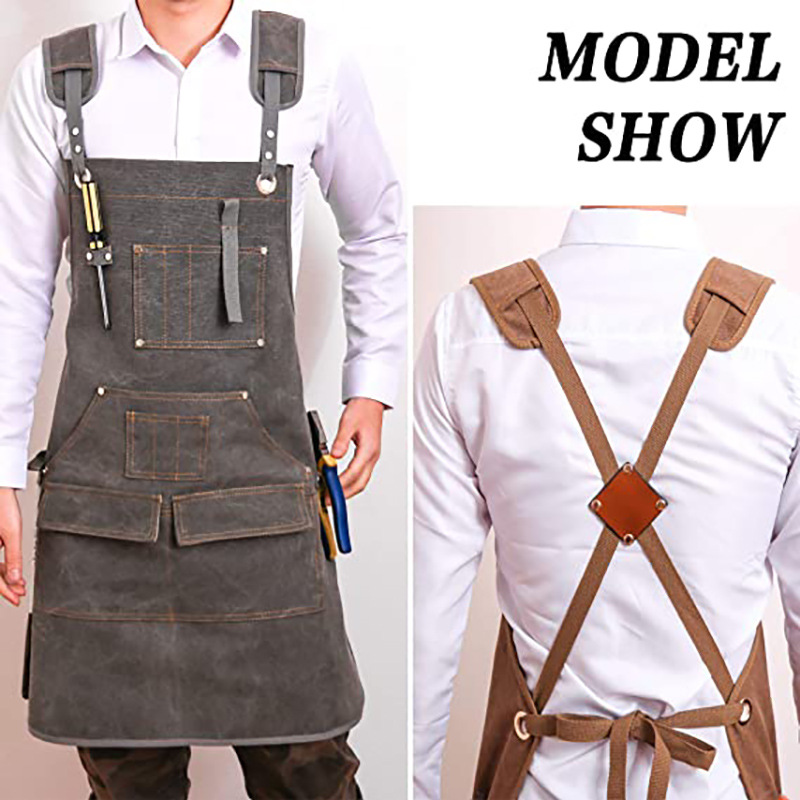 Woodworking Apron - Prosty, gruby, odporny na zużycie fartuch