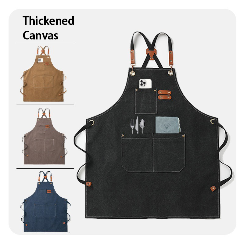 Woodworking Apron - Profesjonalny wodoodporny fartuch kuchenny, fartuch stolarski,