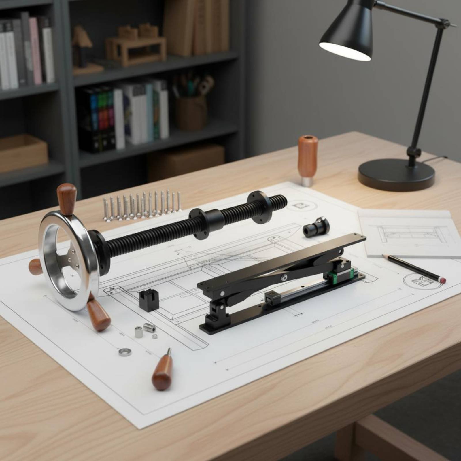 Zacisk do nogi stołu warsztato – Woodworking Workshop Design recenzja i cena