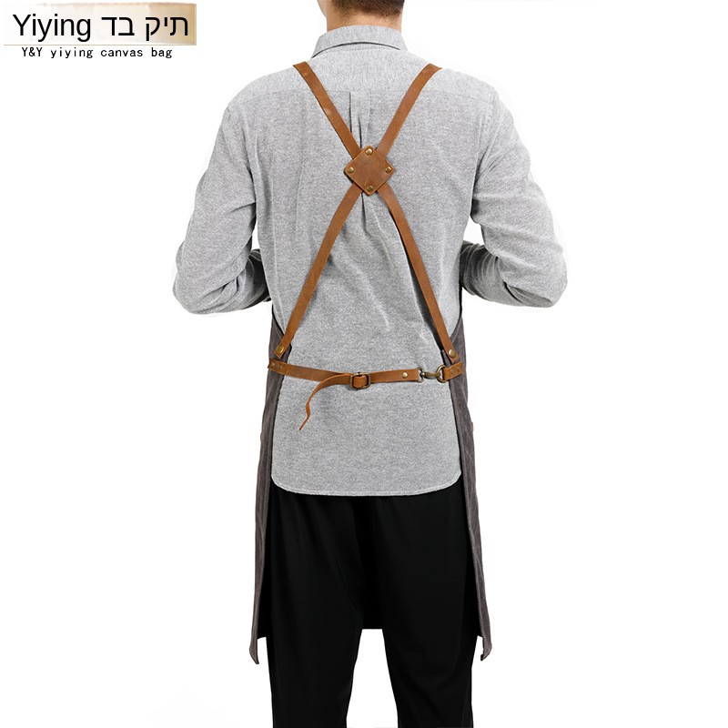 Modny fartuch z płótna olejowa – Woodworking Apron recenzja i cena