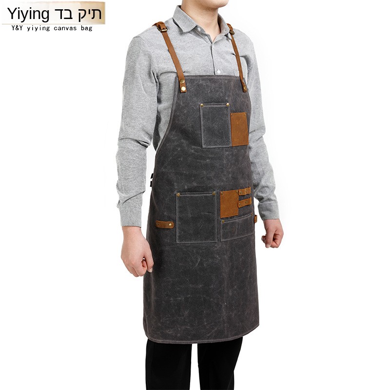 Modny fartuch z płótna olejowa – Woodworking Apron recenzja i cena