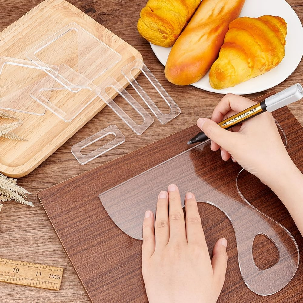 7 szt. Szablonów do charcuteri – Woodworking Templates recenzja i cena