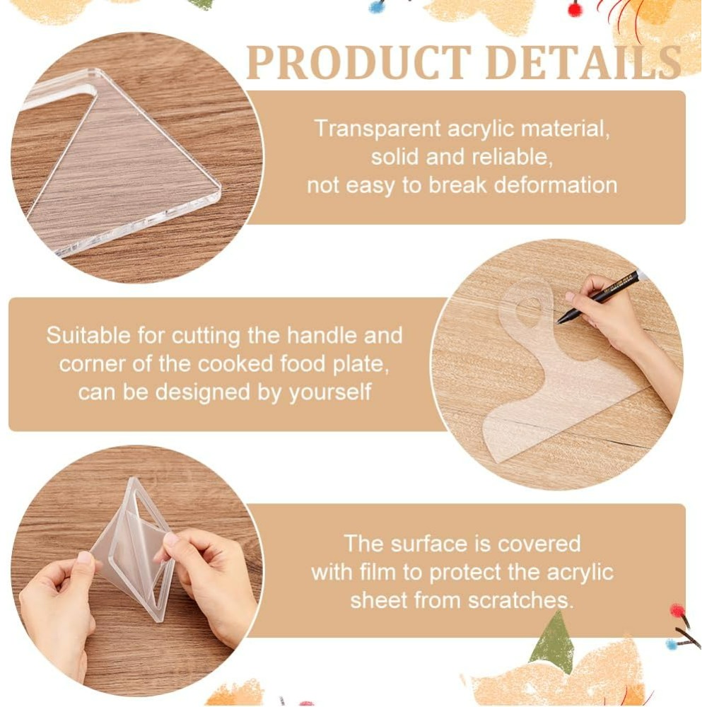 7 szt. Szablonów do charcuteri – Woodworking Templates recenzja i cena
