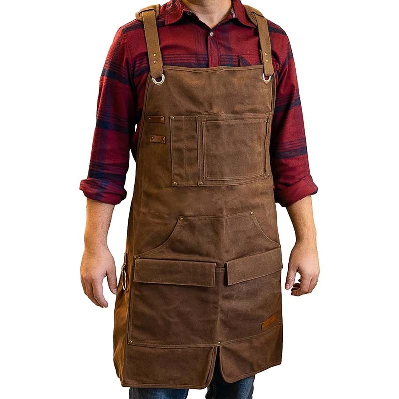 Woskowany, gruby, wzmocniony p – Woodworking Apron recenzja i cena