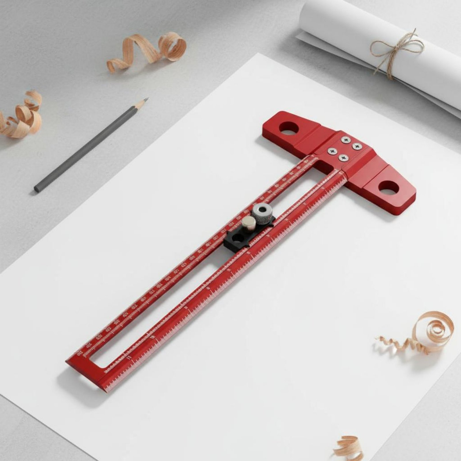 Liniał T-kształtny, szablon do – Woodworking Workshop Design recenzja i cena