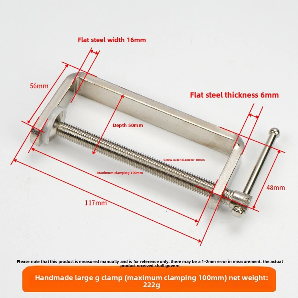 Wytrzymała zaciskarka G-Clamp  – Woodworking Workshop Design recenzja i cena
