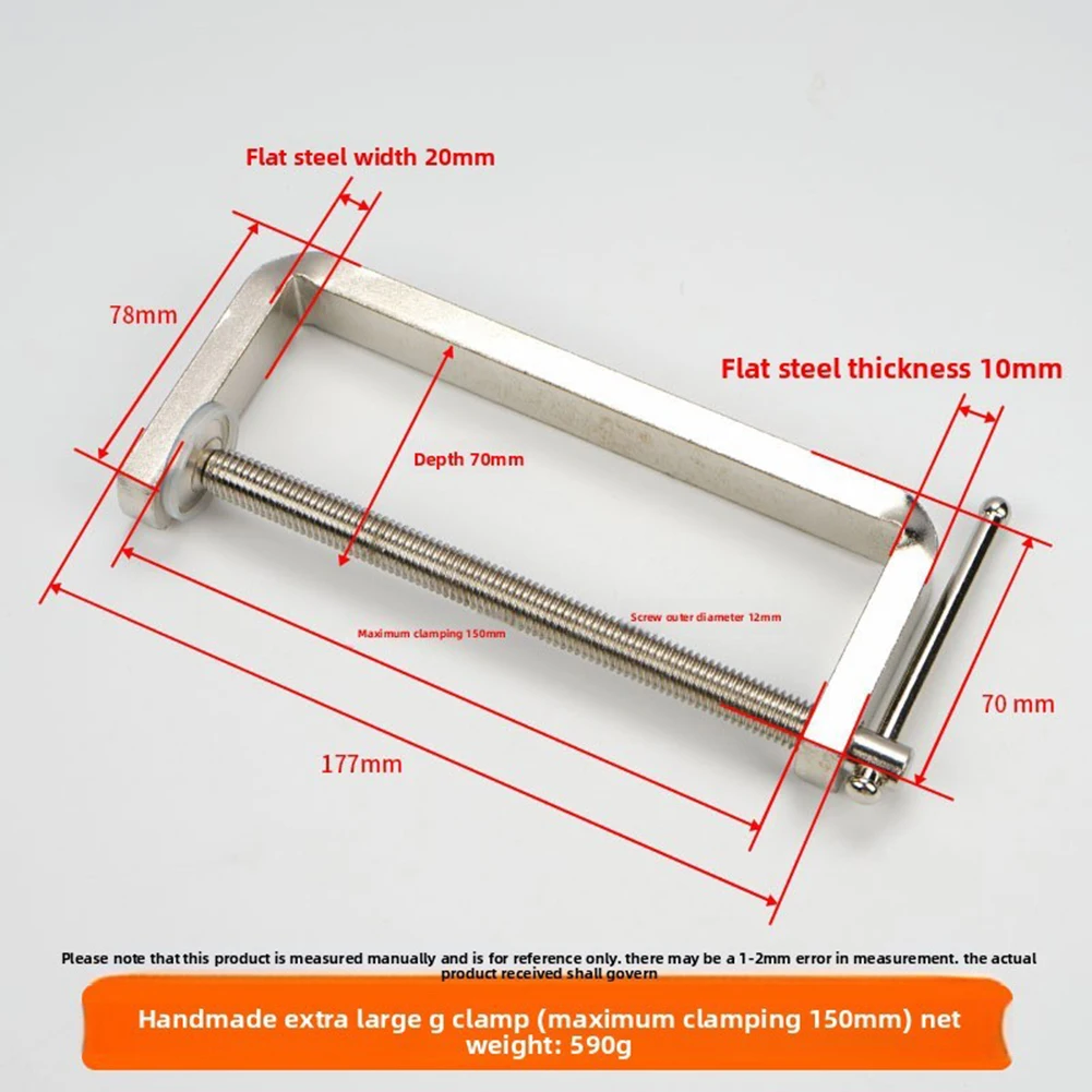 Wytrzymała zaciskarka G-Clamp  – Woodworking Workshop Design recenzja i cena