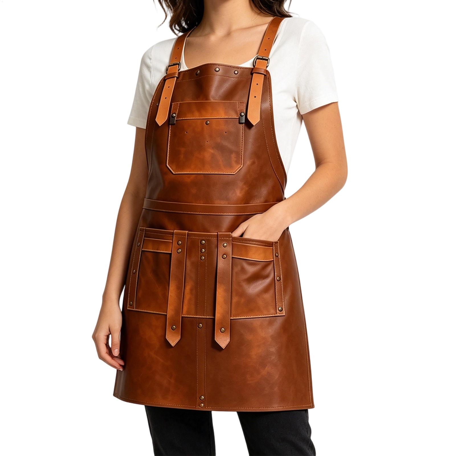 Skórzany fartuch z wieloma kie – Woodworking Apron recenzja i cena