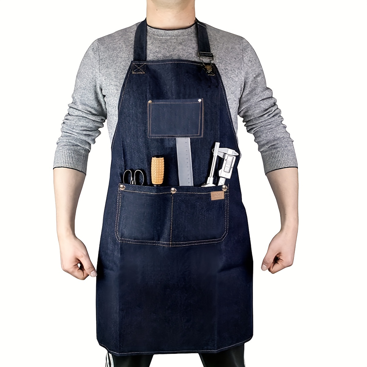 Lekki jeansowy fartuch narzędz – Woodworking Apron recenzja i cena