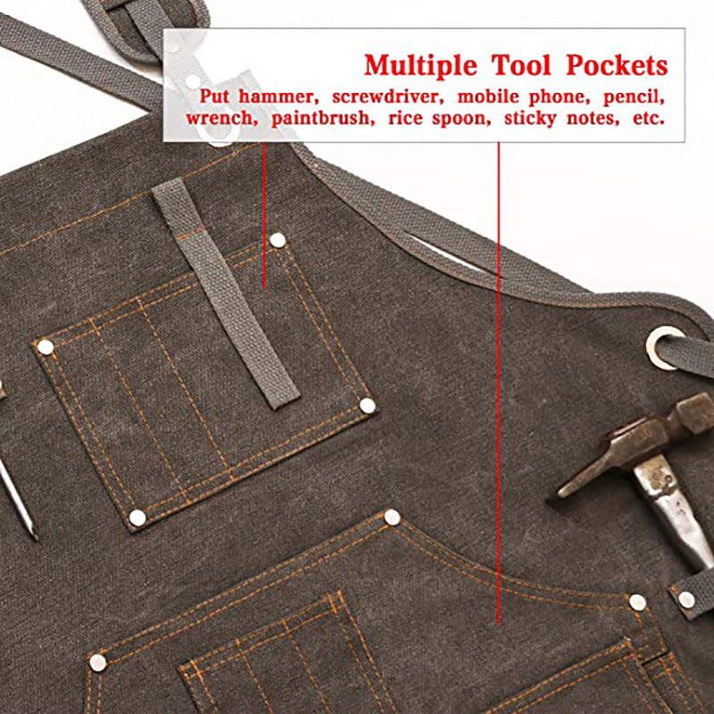 Prosty, gruby fartuch z płótna – Woodworking Apron recenzja i cena